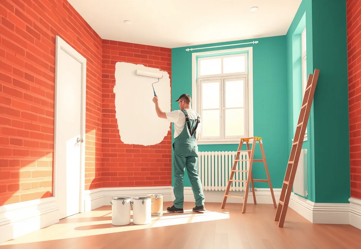 Peintre Seclin 59113 en intervention sur un chantier
